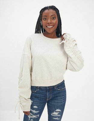 Cinch Waist Sweatshirt