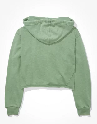 AE Cropped V-Neck Hoodie