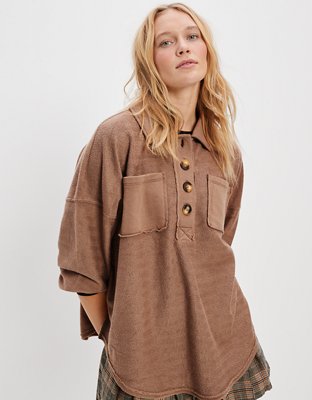 american eagle brown corduroy dress American Eagle Outfitters | Dresses | American Eagle Outfitters Corduroy  Buttonfront Dress In Brown