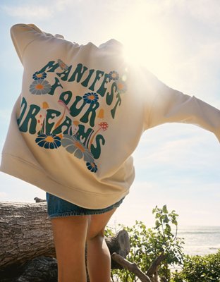 AE Oversized Graphic Hoodie