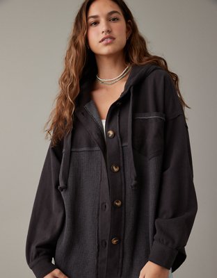 AE Big Hug Hooded Shacket