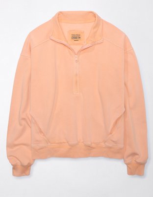 AE Cropped Quarter-Zip Sweatshirt