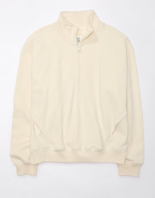 Ae fleece best sale quarter zip sweatshirt