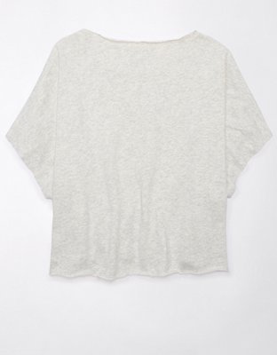 Женские футболки American Eagle AE Pride Fleece T-Shirt — фото 4