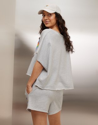 Женские футболки American Eagle AE Pride Fleece T-Shirt — фото 5