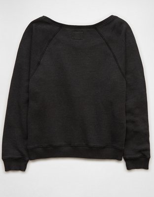 AE Oversized Off-The-Shoulder Sweatshirt