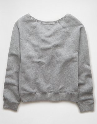 AE Oversized Off-The-Shoulder Sweatshirt