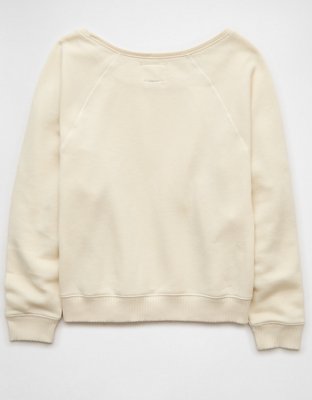 AE Oversized Off-The-Shoulder Sweatshirt