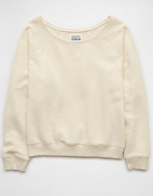 AE Oversized Off-The-Shoulder Sweatshirt