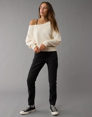 AE Oversized Off-The-Shoulder Sweatshirt