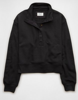 AE Classic Henley Fleece Sweatshirt