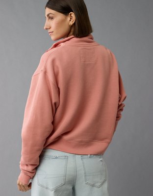 AE Classic Henley Fleece Sweatshirt