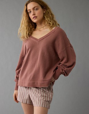 AE Saltwash Double V-Neck Sweatshirt