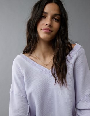 AE Saltwash Double V-Neck Sweatshirt