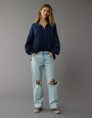 AE Big Hug Henley Sweatshirt
