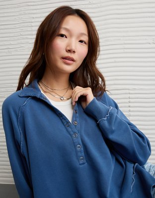 AE Big Hug Henley Sweatshirt