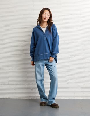 AE Big Hug Henley Sweatshirt