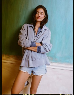 AE Big Hug Henley Sweatshirt