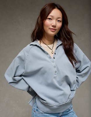 AE Big Hug Henley Sweatshirt