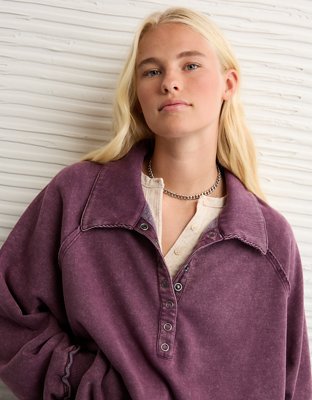 AE Big Hug Henley Sweatshirt