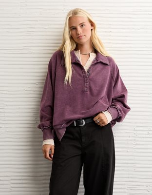 AE Big Hug Henley Sweatshirt