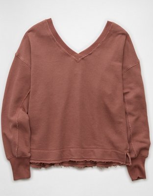 AE Saltwash Double V-Neck Sweatshirt
