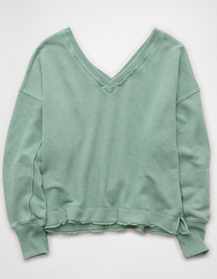 AE Saltwash Double V-Neck Sweatshirt