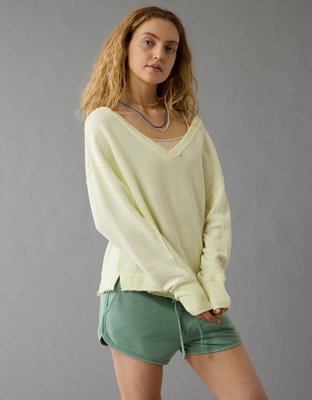 AE Saltwash Double V-Neck Sweatshirt