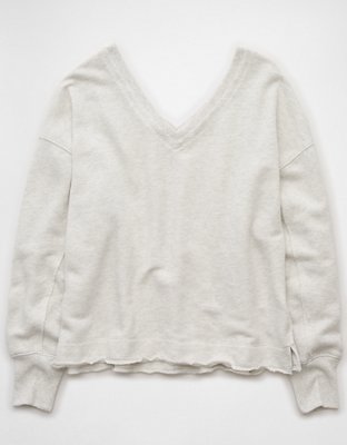 AE Saltwash Double V-Neck Sweatshirt