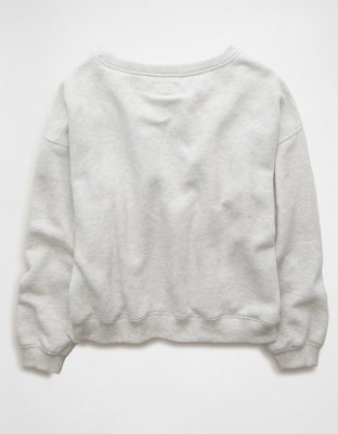 AE Off The Shoulder Destination Graphic Sweatshirt