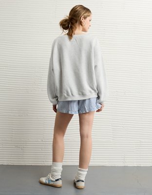 AE Off The Shoulder Destination Graphic Sweatshirt