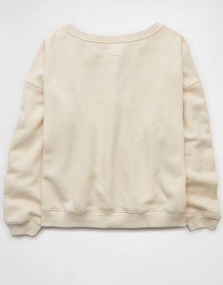 Chandail en molleton à image Destination à épaules dénudées AE