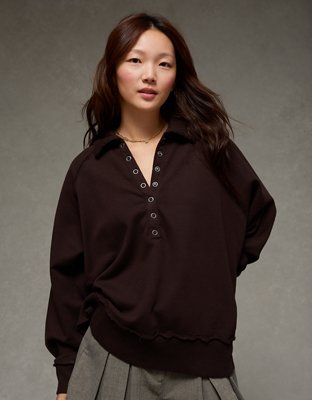 AE Big Hug Henley Sweatshirt