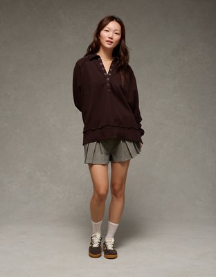 AE Big Hug Henley Sweatshirt