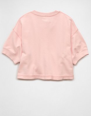 AE Saturday Fleece Button-Up Cardigan Sweater