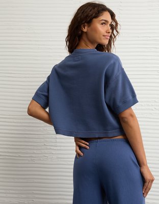 AE Saturday Fleece Button-Up Cardigan