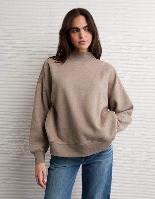 AE Everyday Luxe Mock Neck Sweatshirt