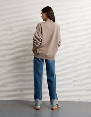 AE Everyday Luxe Mock Neck Sweatshirt