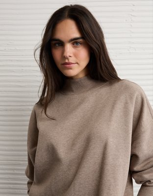 AE Everyday Luxe Mock Neck Sweatshirt