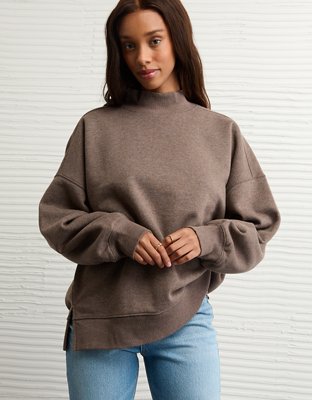 AE Everyday Luxe Mock Neck Sweatshirt