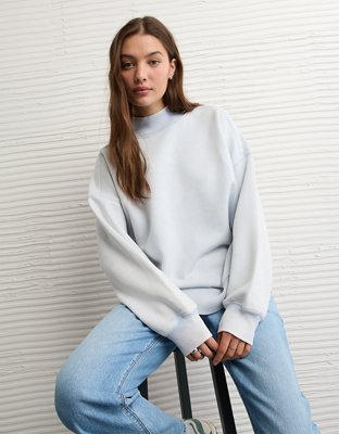 AE Everyday Luxe Mock Neck Sweatshirt