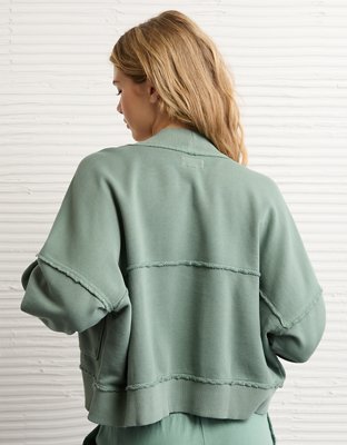 AE Saturday Fleece Cardigan | American Eagle
