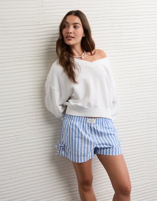 AE Cropped V-Neck Sweatshirt from American Eagle - $44.99