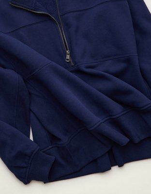 AE Everyday Luxe Quarter-Zip Sweatshirt