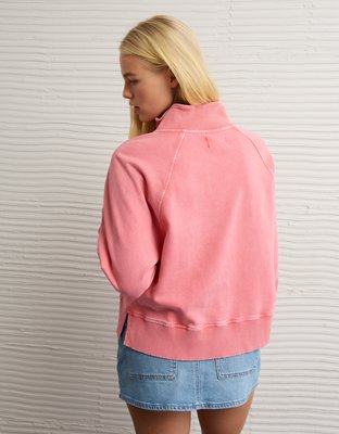 AE Big Hug Fleece Henley Sweatshirt