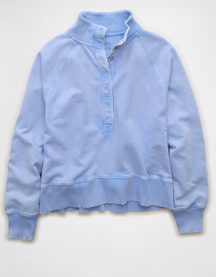 AE Big Hug Fleece Henley Sweatshirt