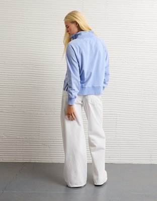 AE Big Hug Fleece Henley Sweatshirt