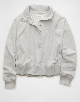 AE Big Hug Fleece Henley Sweatshirt