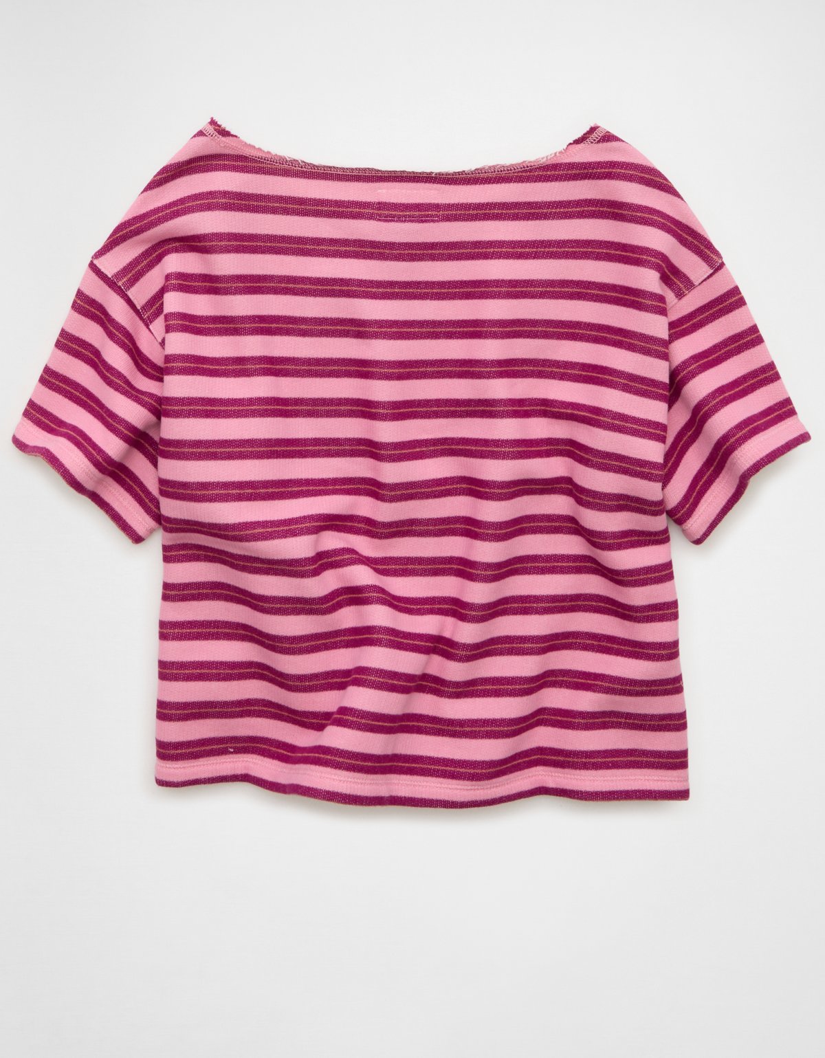 AE Off-the-Shoulder Short-Sleeve Sweatshirt - image 4
