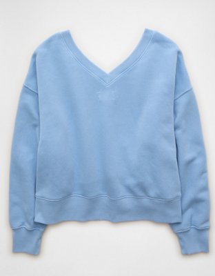 AE Cropped V-Neck Sweatshirt
